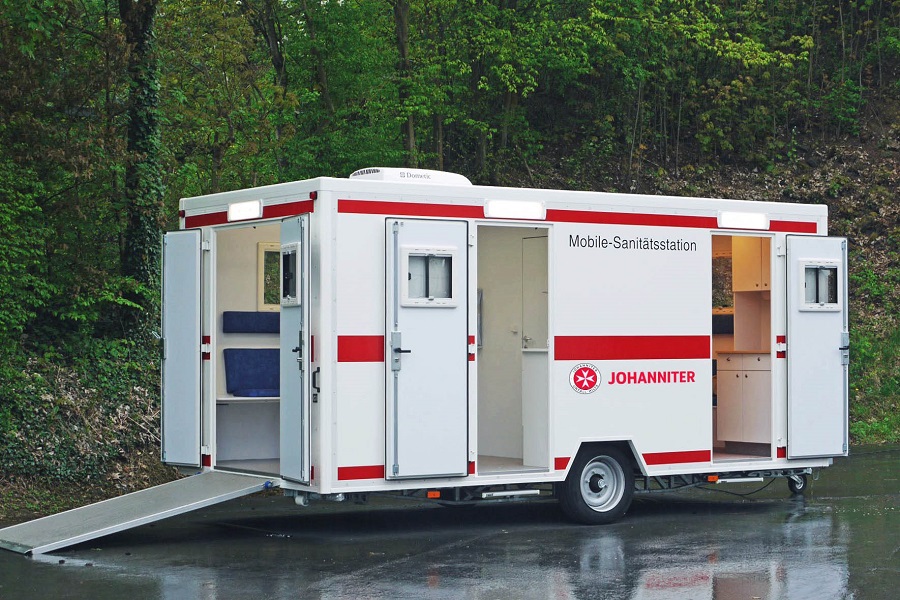 Santitätsdienst-Mobil