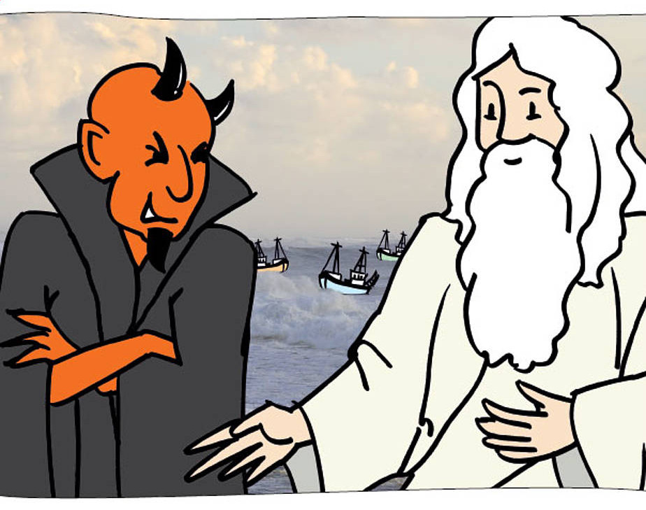 Der Herrgott, der Teufel und die drei Fischer - Ein Gleichnis zum Kooperativen Lernen