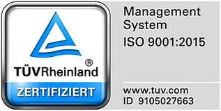 TÜV Siegel nach ISO 9001