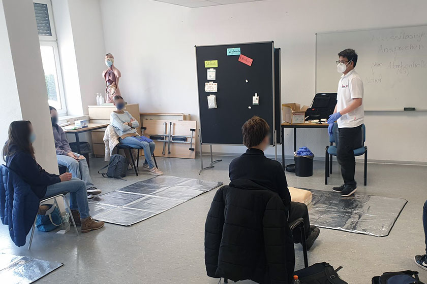 Erste-Hilfe-Kurs für SchülerInnen in Speyer