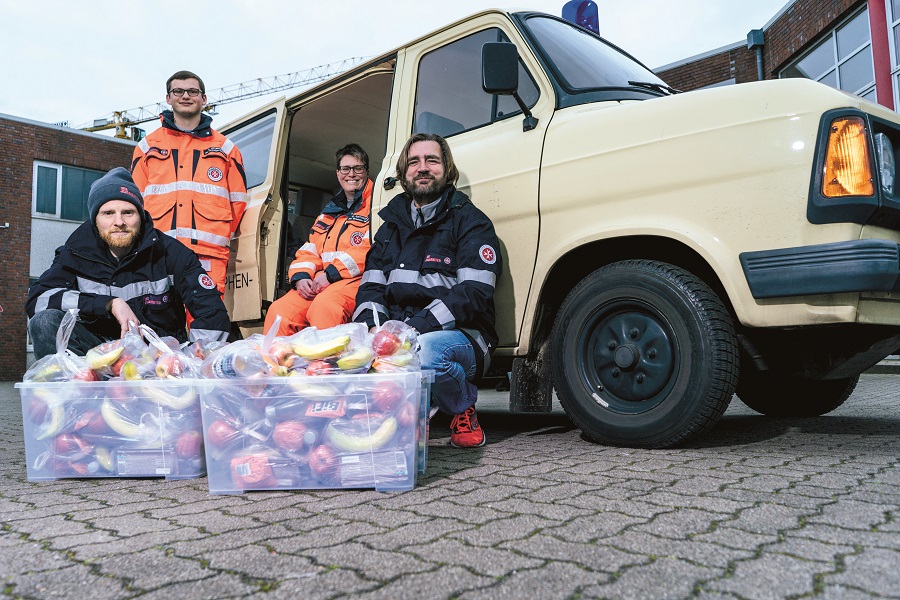Das Team des Bremer Kältebusses.