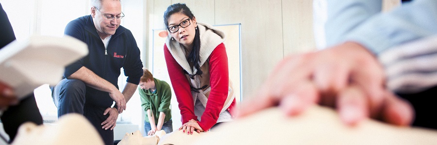 Erste-Hilfe-Ausbildung bei den Johannitern.