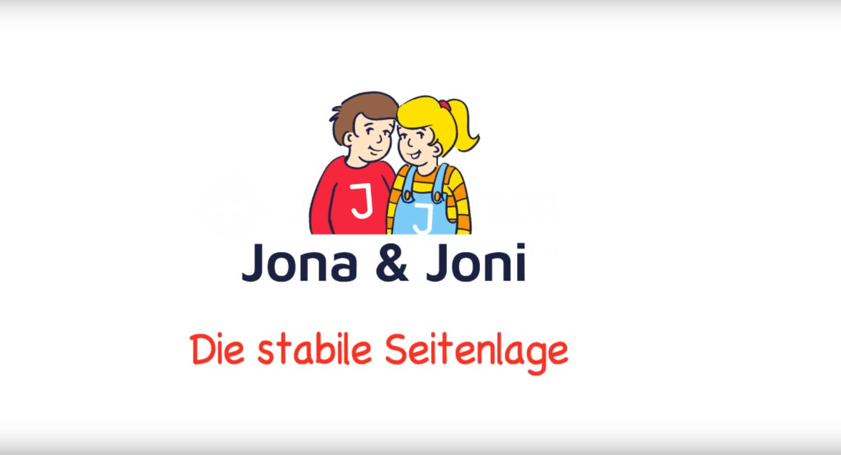 Videovorschaubild Jona und Joni zur Stabilen Seitenlage.