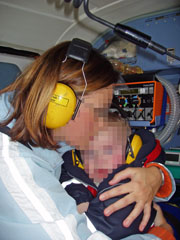 Ein Schwerpunkt unseres Projektes "Christoph Life" liegt auf Trainingssituationen für Notfälle bei Kindern.