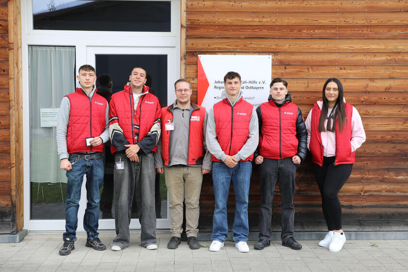 Die Johanniter sind aktuell im Raum Schwandorf unterwegs auf der Suche nach neuen Fördermitgliedern.