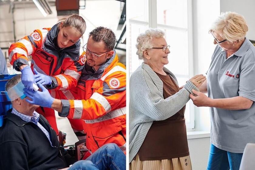 Digitales Lernen an Berufsfachschulen Rettungsdienst und Pflege.