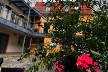 Innenhof der Senioren-WG Bad Blankenburg