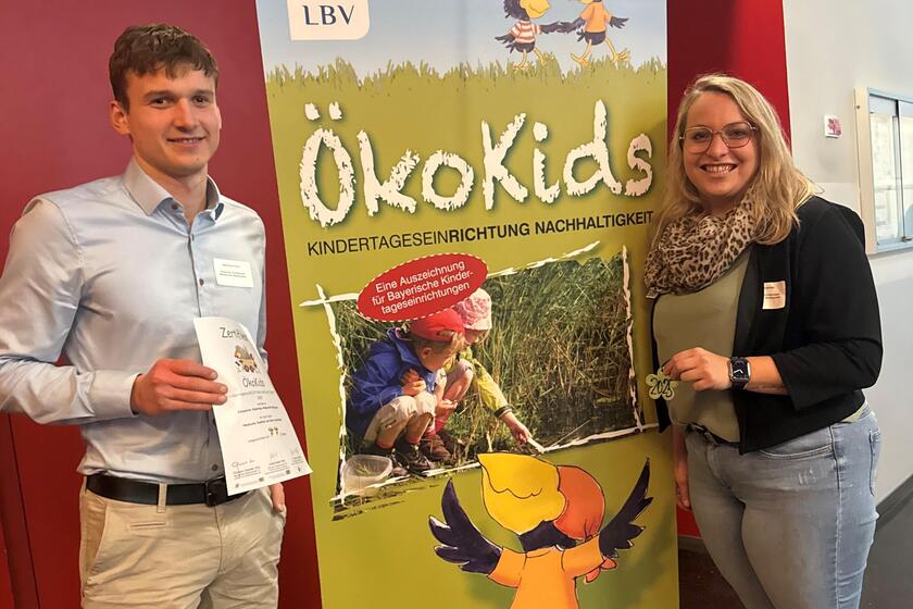 Das Johanniter-Kinderhaus „Waldwichtel“ wurde mit dem ÖkoKids Umweltpreis ausgezeichnet