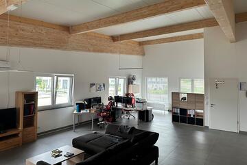 Innenansicht der Johanniter-Rettungswache in Wemdingen.