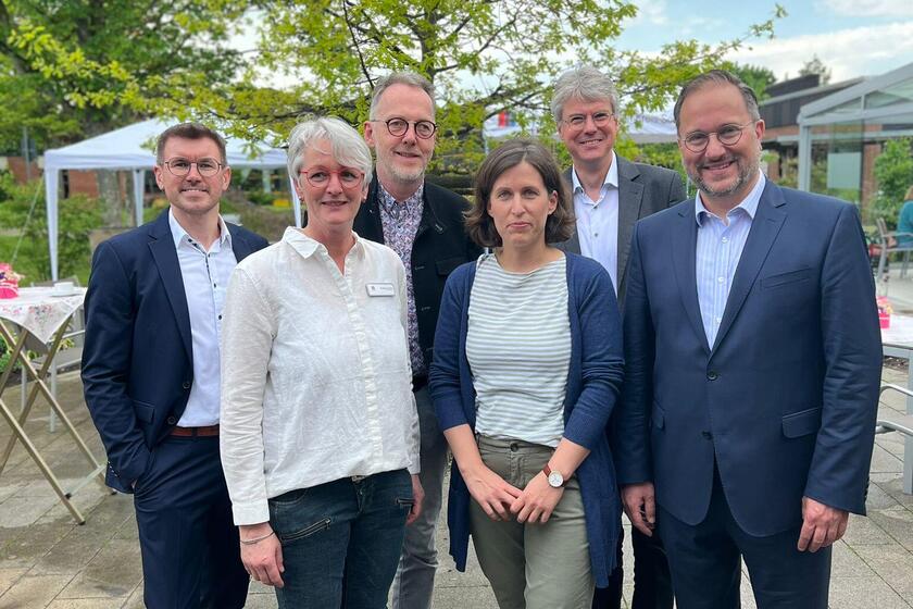 v.l Sebastian Thiemann, Angelika Köster, Udo Schröder-Hörster, Anja Herwig, Kai Hegemann, Felix Staffehl