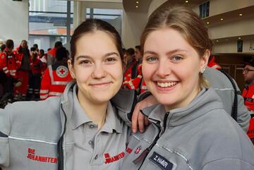 Helfer an Rosenmontag