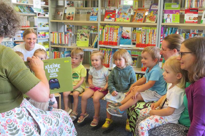 Die Vorlesegeschichten gefielen den Kindern sehr gut.