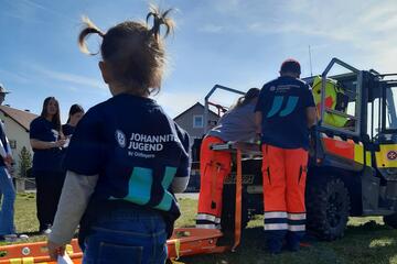 Kind der Johanniter-Jugend