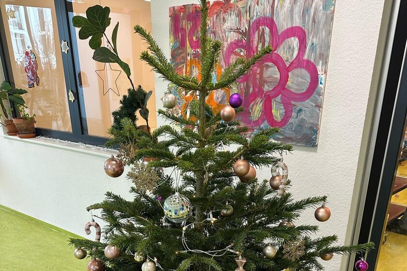 Der geschmückte Weihnachtsbaum