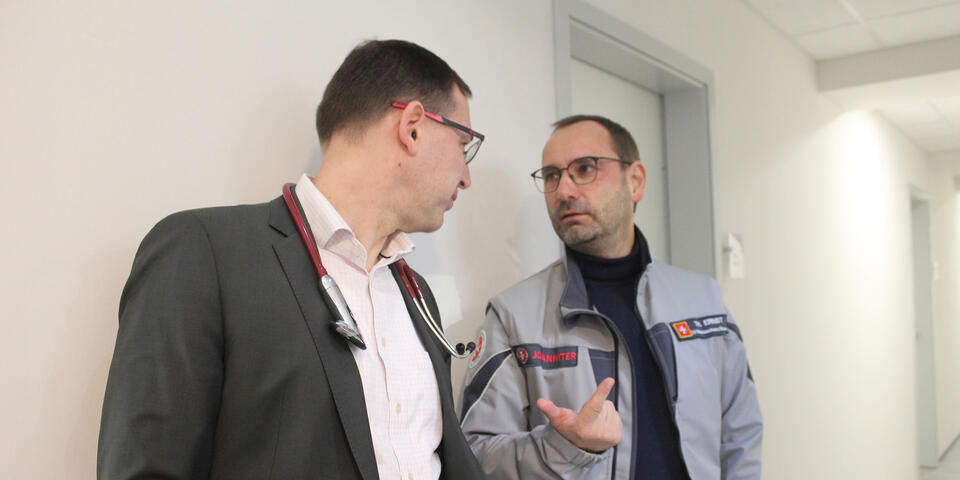Dr. Kroll und Thorsten Ernst