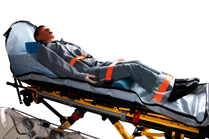 Spezielle Lagerungskissen und Polster von Tapmed für Intensivtransporthubschraubern in Gießen, Reichelsheim (Wetterau) und Rostock, die Verlegungsflüge durchführen.