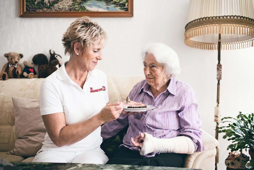 Die Johanniter bietet individuelle Pflege auf höchstem Niveau.