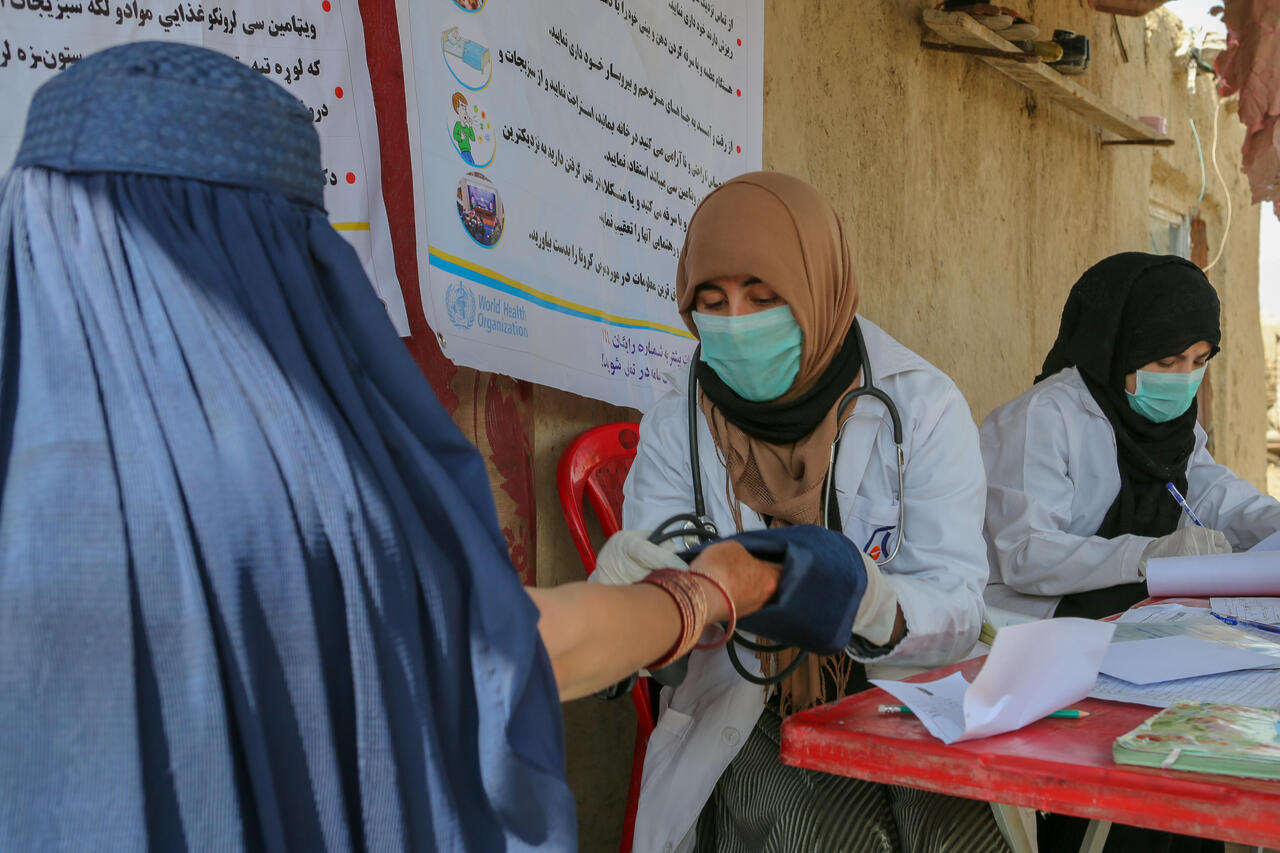 Gesundheitsmitarbeiterinnen in Afghanistan
