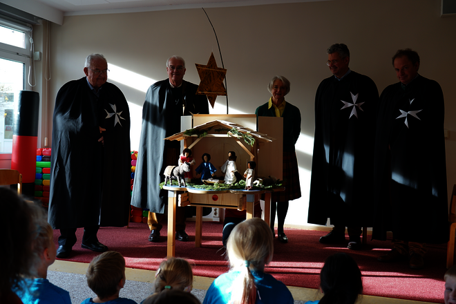 Feierliche Übergabe der Krippenfiguren in Pasewalk