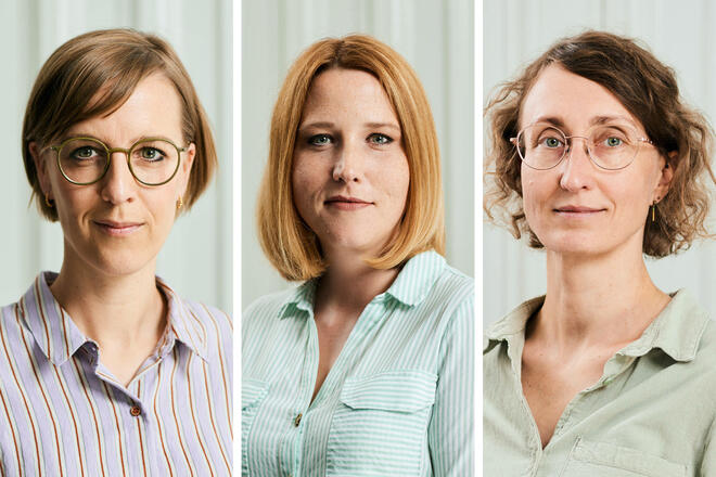 Team Großspenden - unsere drei Anprechpartnerinnen