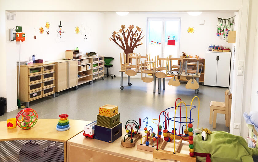 Kinderbetreuung Ostseestraße Gruppenraum der Kinderbetreuung Ostseestraße