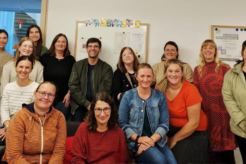 Der neue Elternbeirat freut sich auf eine gute Zusammenarbeit.