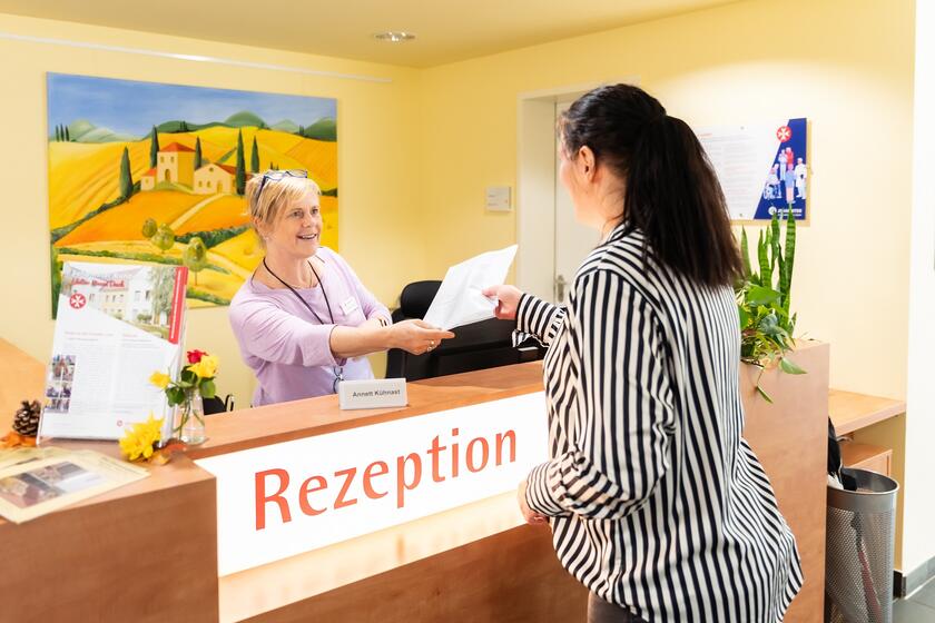 Unsere Rezeption - Wir beraten Sie gern