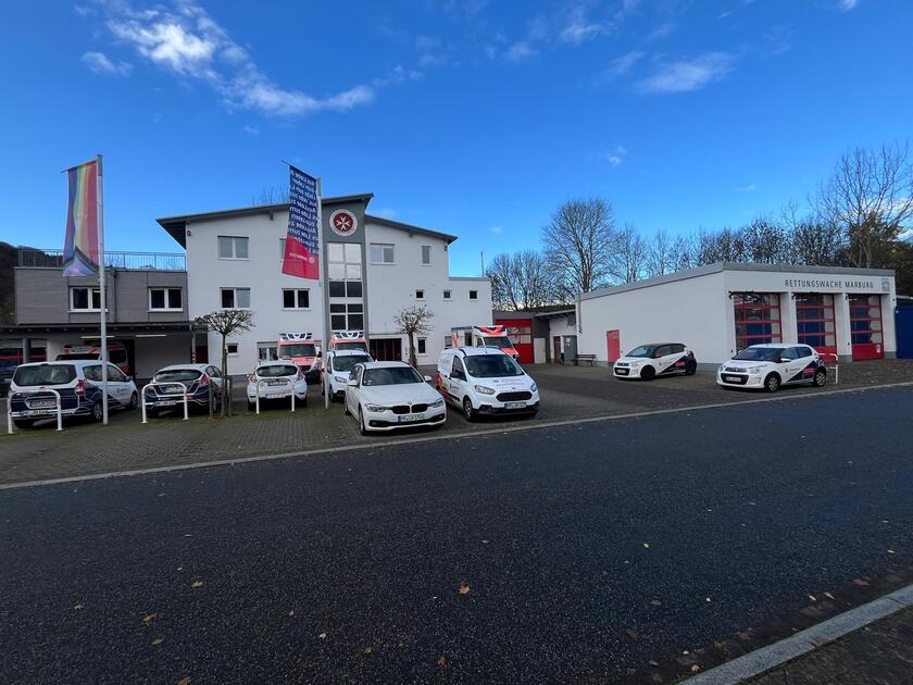 Außenansicht Gebäude Dienststelle Marburg