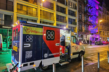 Pflasterlaster im Frankfurter Rotlichtviertel