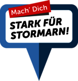 Logo der Kampagne zum Katastrophenschutz Stormarn "Mach dich stark für Stormarn"