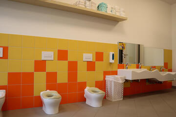 Bad im Krippenbereich