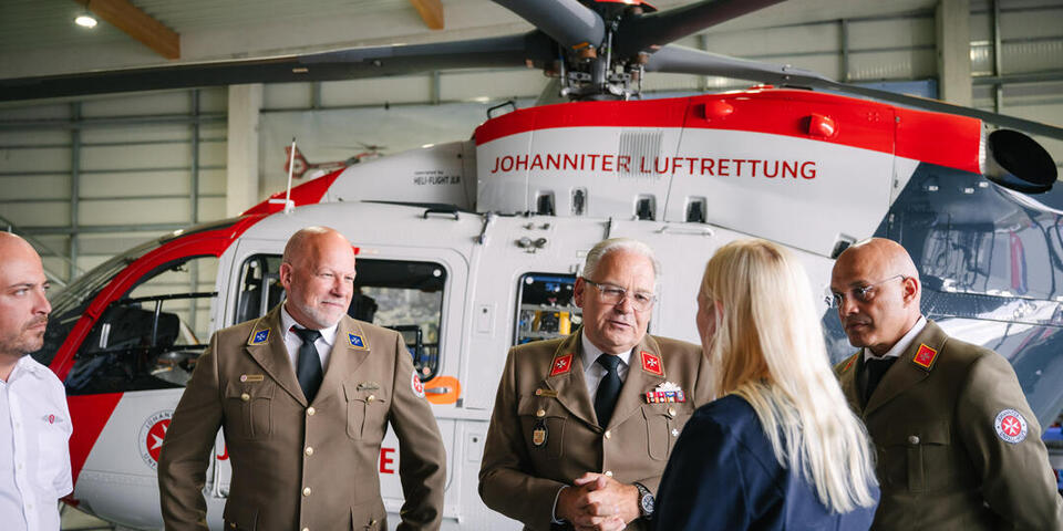 v.l.: Johannes Jabs, Frank Zabell, Oliver Meermann, StM Stolz, Mumi Taleb.