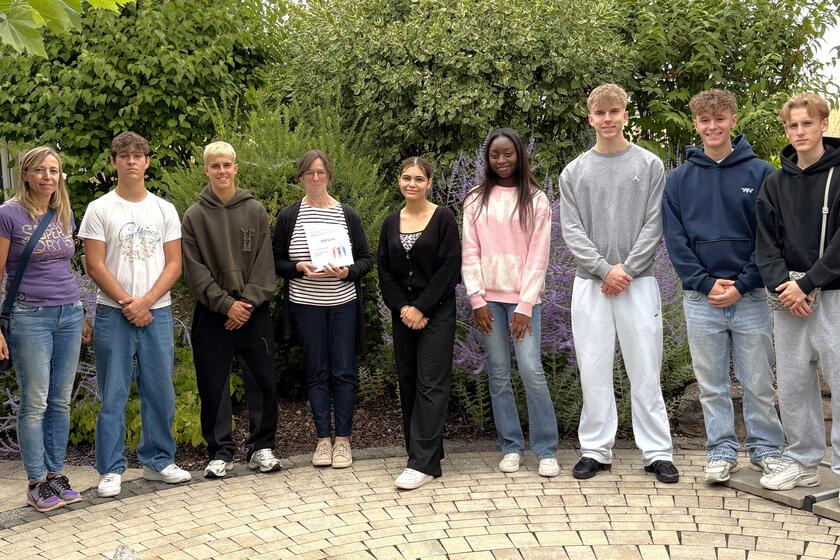 Die Johanniter bedankten sich herzlichst für die tolle Spende.
