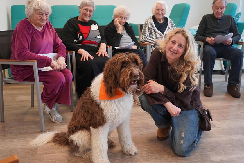 Diana Straßberger mit Hund Jamie
