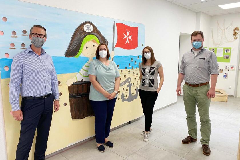 Vorstände zu Besuch in Aachner Kindertagesstätte