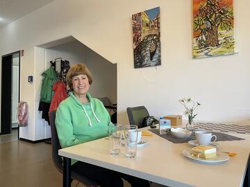 Eine Bewohnerin des Mehrgenerationenhaus