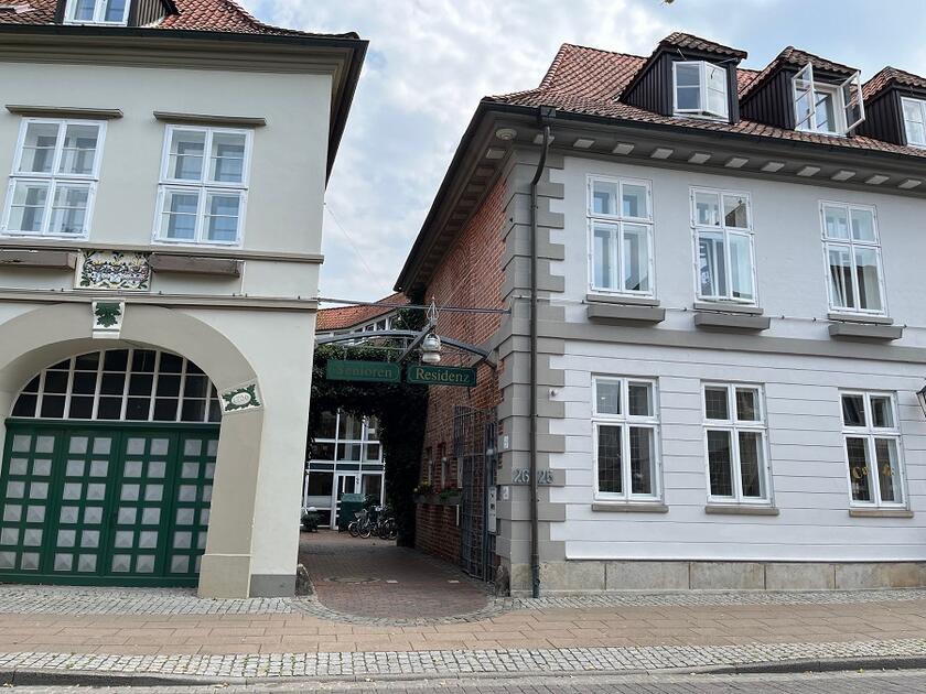 Aussenansicht eines neuen Wohnprojekts der Johanniter in Lüneburg