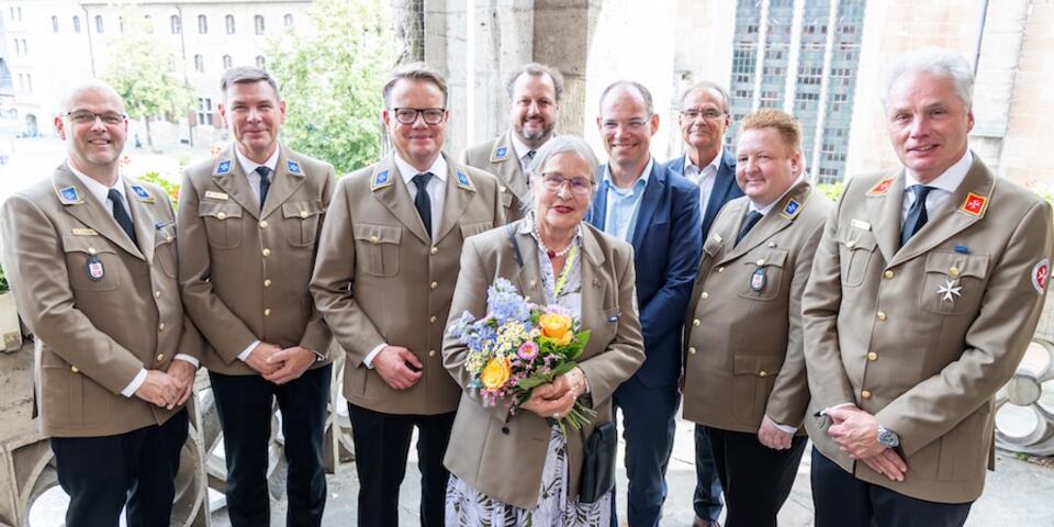 Ein Gruppenbild mit Christoph atmen