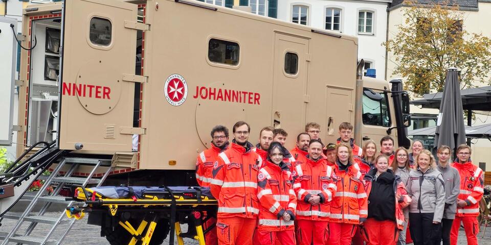 Fahrzeugausstellung der Johanniter vom Regionalverband.