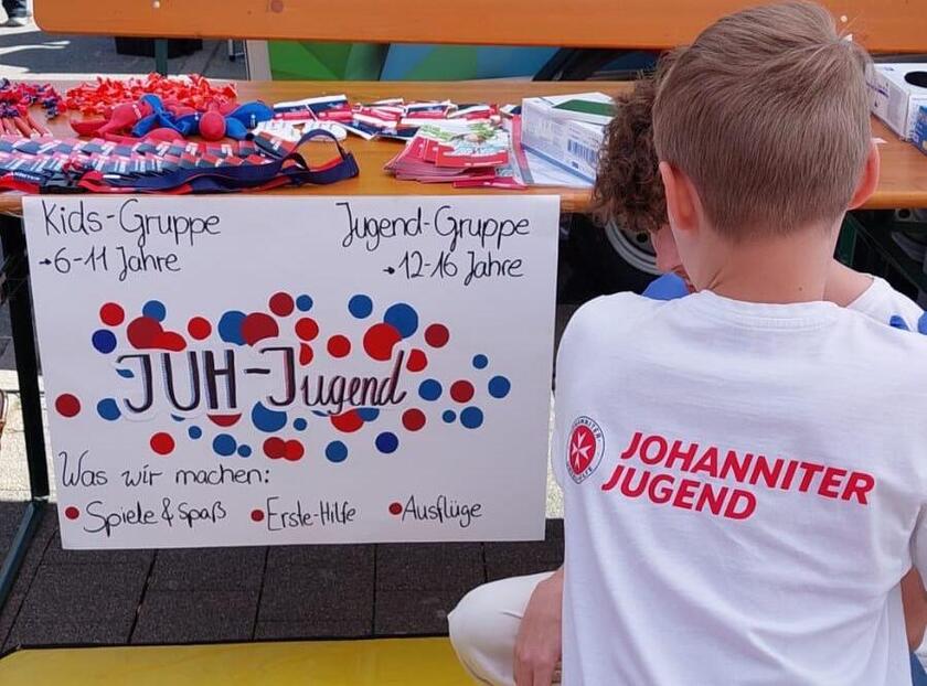 Erste-Hilfe-Vorstellung auf den Markttagen in Türkheim.