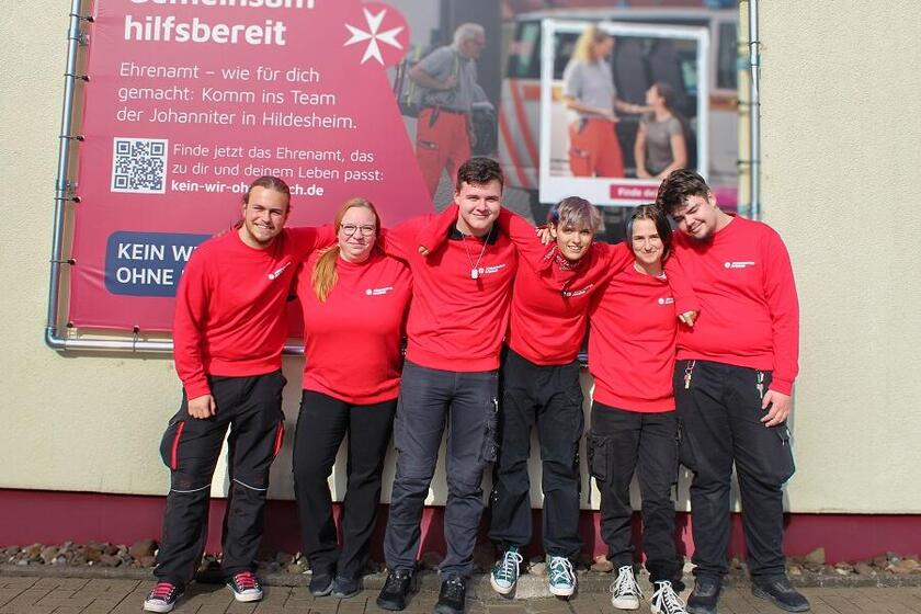 5 Jugendlichen haben die Johanniter-Jugend in Hildesheim neu gestartet.