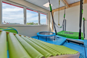 Motorikraum in der Praxis für Ergotherapie