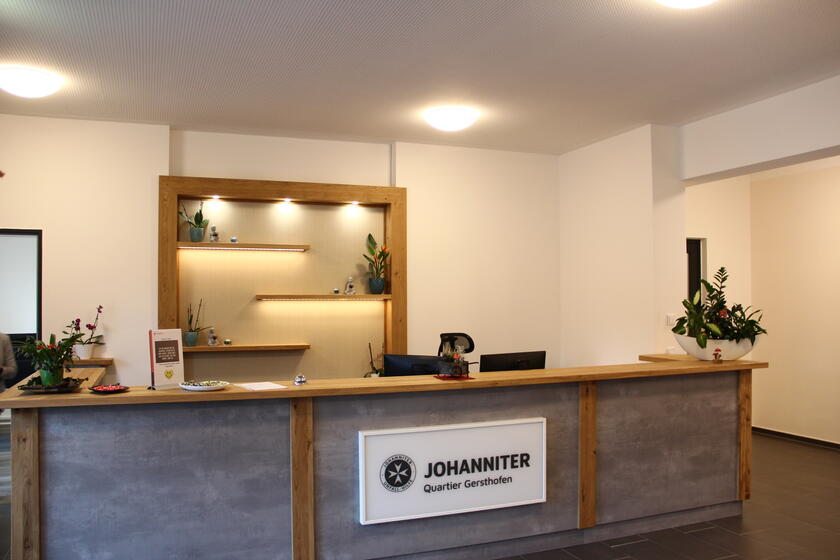 Foyer des Johanniter-Quartiers Gersthofen