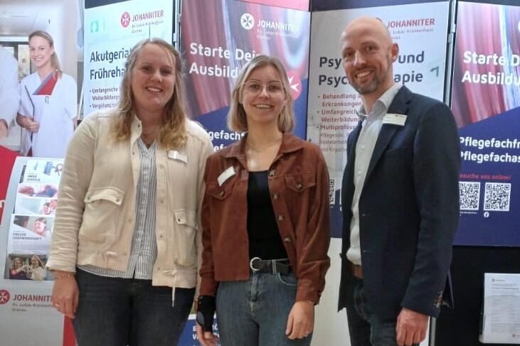 Die Lukas-Pflegekräfte bei der FiDA-Messe