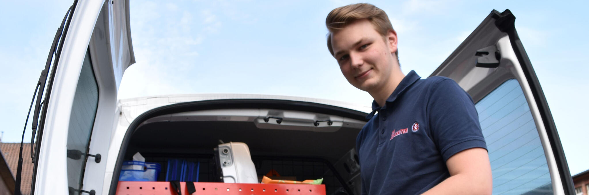 Fabian Täubert, ehemaliger Bundesfreiwilligendienstler bei den Johannitern in Salzgitter.