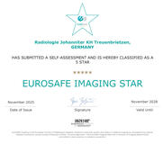 Zertifikat Eurosafe für Radiologie Treuenbrietzen