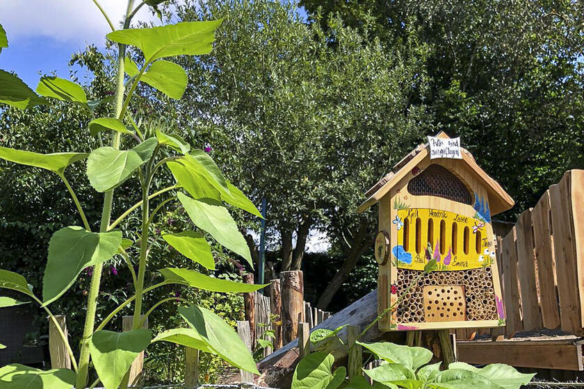 Garten des Kinderhauses Quickelbü