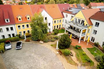 Innenhof des Johanniter-Seniorenzentrums Jüterbog