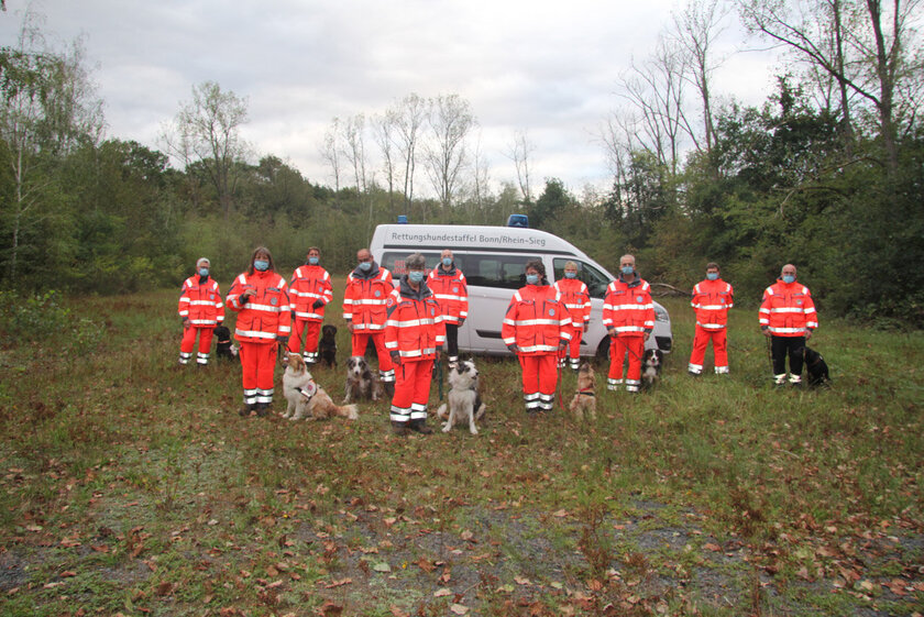 Team der Rettungshundestaffel