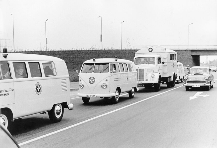 Ein Katastrophenschutzzug aus dem Jahr 1970.